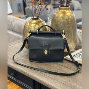 Vintage Coach Willis Top Handle Crossbody Bag